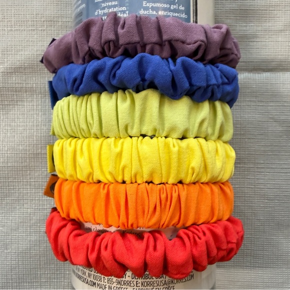HP 💛 Lululemon Skinny Scrunchies + Extra Large Clip Hair Accessories Bundle - Picture 3 of 8